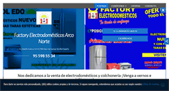 Desktop Screenshot of factory-electrodomesticos.com