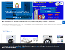 Tablet Screenshot of factory-electrodomesticos.com